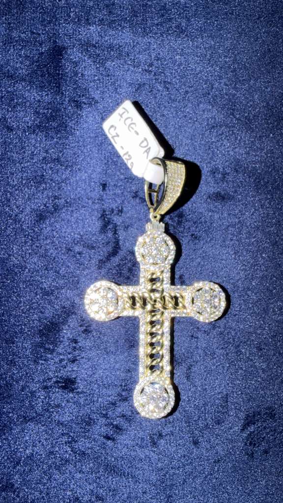 Imperial Radiance Cross Pendant