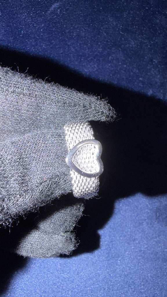 Éclat Amour Mesh Heart Ring