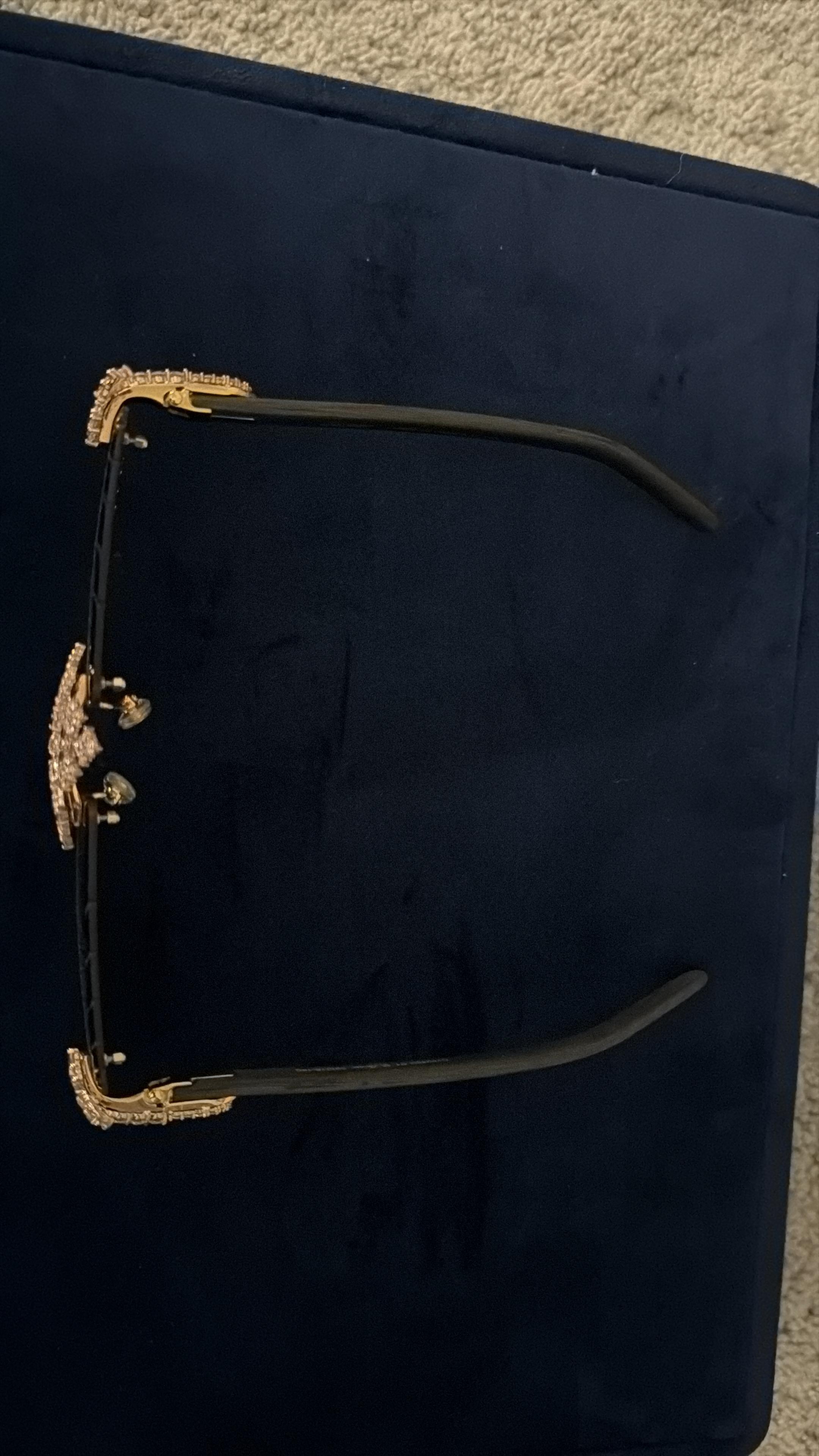 The Sovereign Iced Rimless Sunglasses
