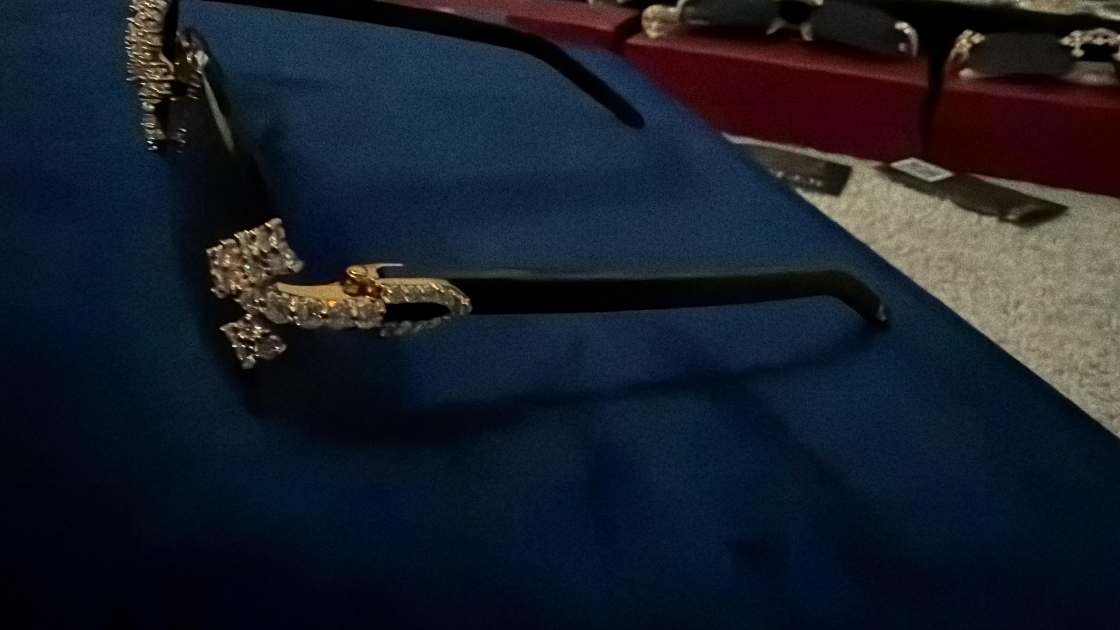 The Sovereign Iced Rimless Sunglasses