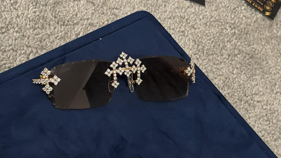 The Sovereign Iced Rimless Sunglasses