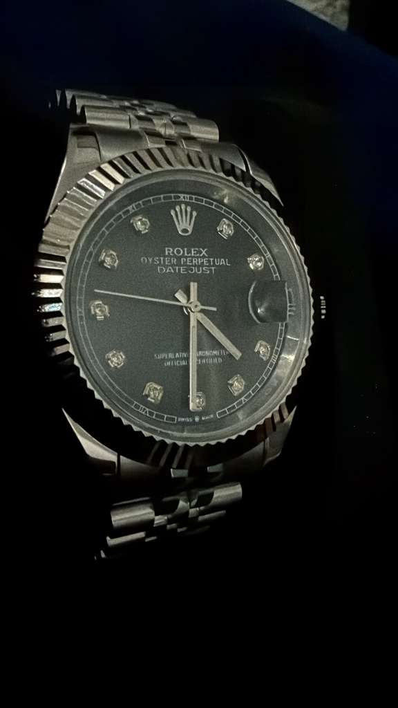 The Datejust Slate Diamond Dial Timepiece