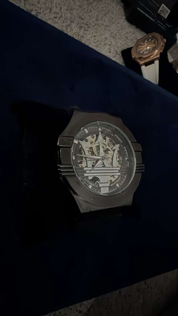 The Trident Nero Skeleton Watch
