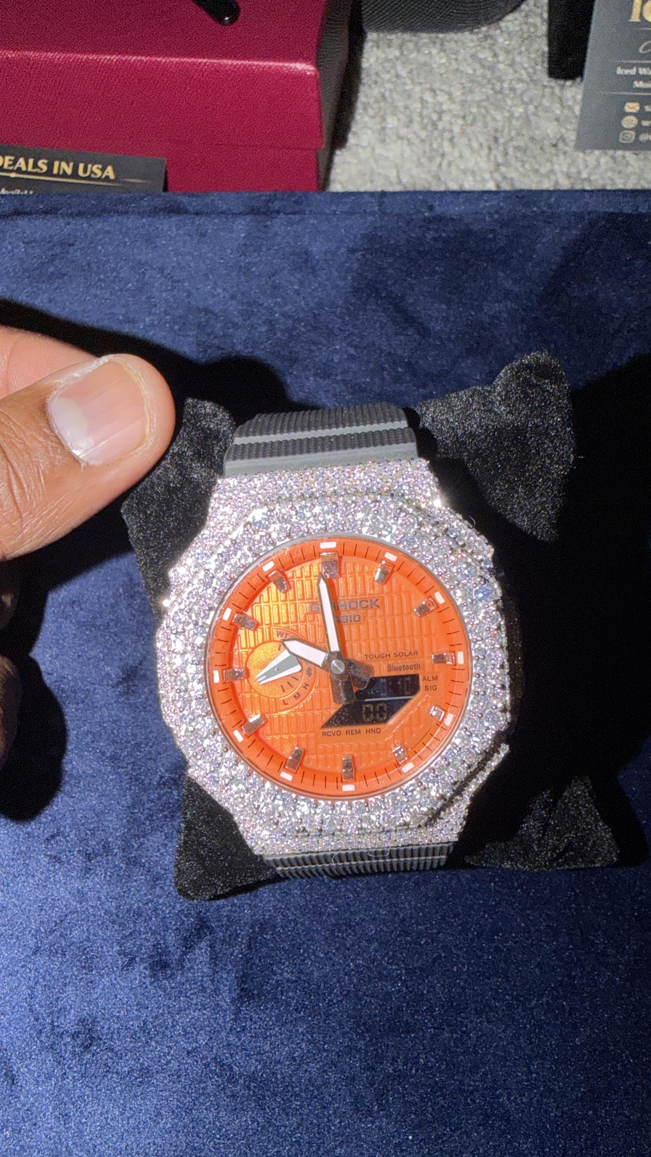 The Custom G-Shock Moissanite Chronograph Collection