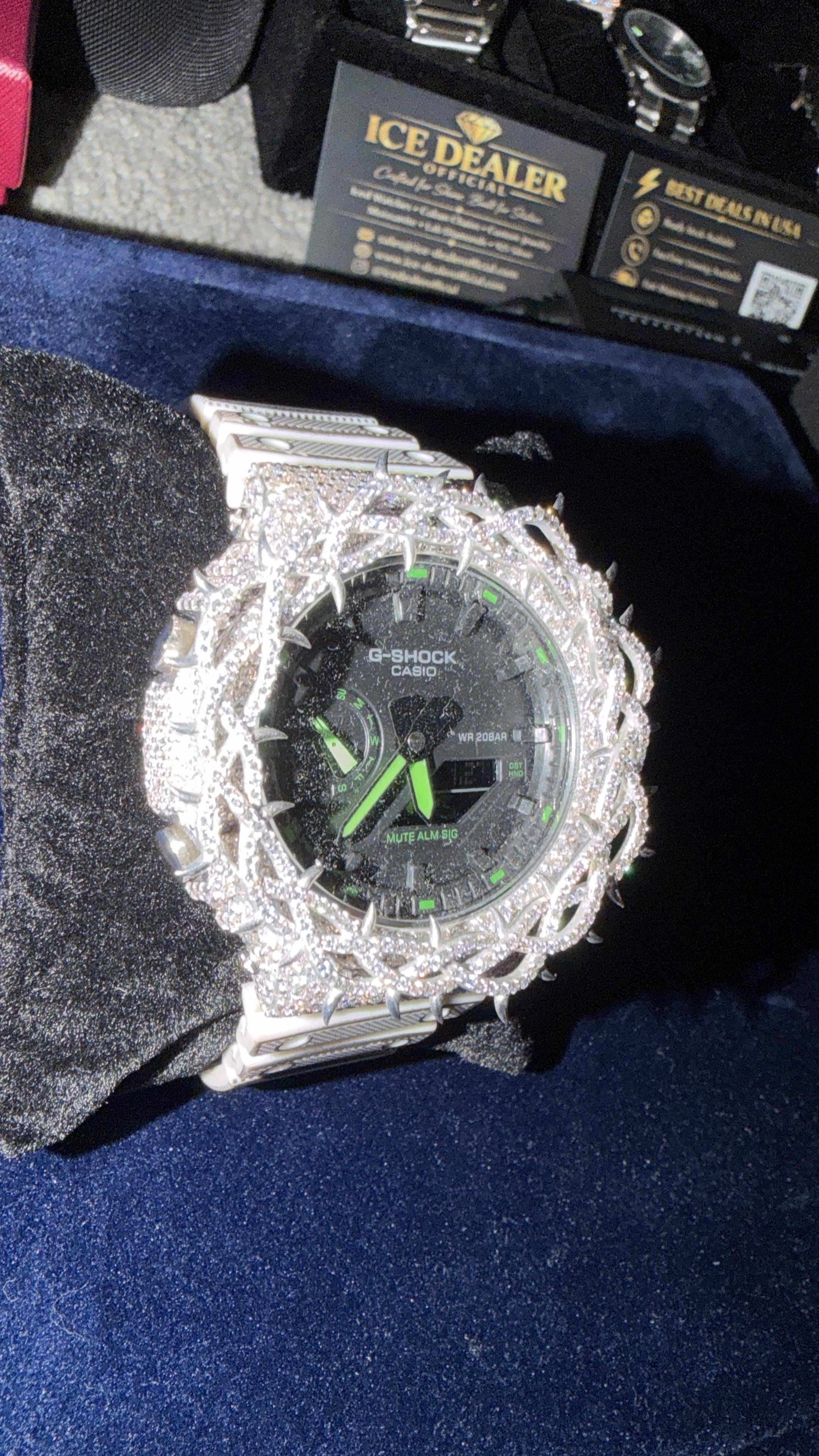 The Custom G-Shock Moissanite Chronograph Collection