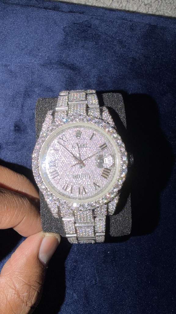 The Datejust Frostbite Roman Diamond Bustdown Timepiece