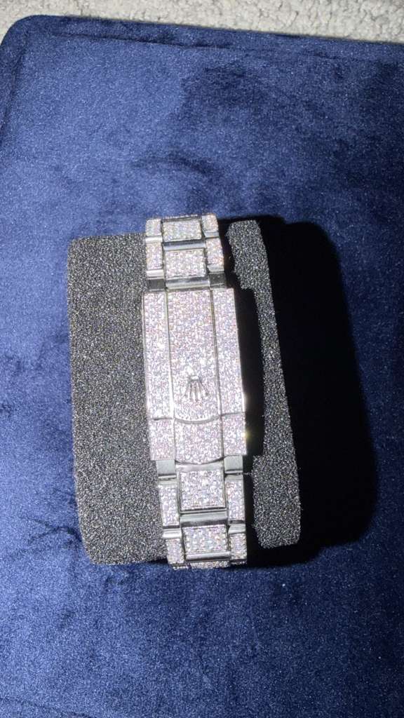 The Datejust Frostbite Roman Diamond Bustdown Timepiece