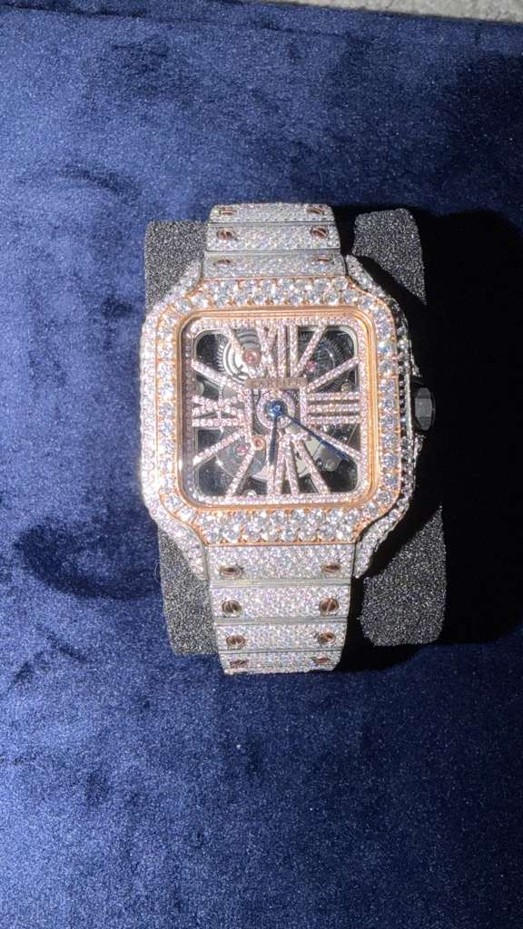 The Santos de Cartier Nocturne Skeleton Timepiece