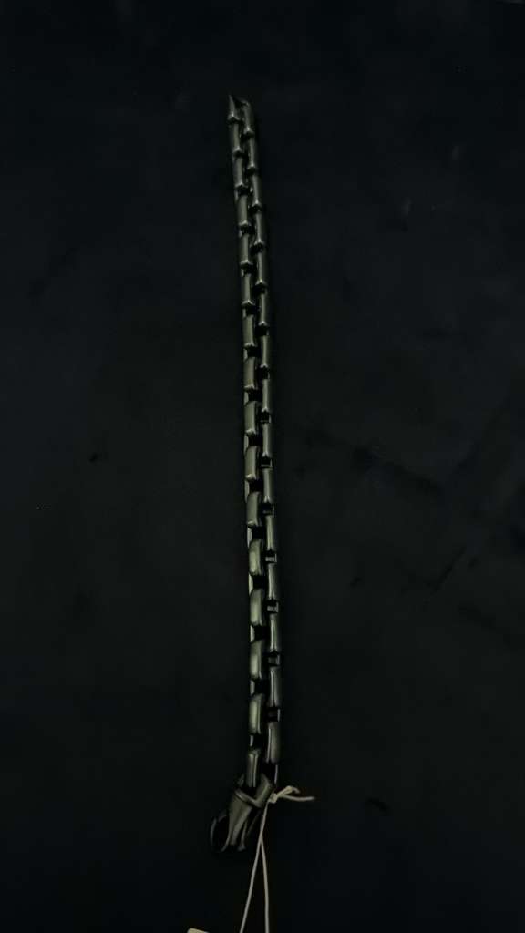 The Forge Box Chain Link Bracelet in Brushed Gunmetal