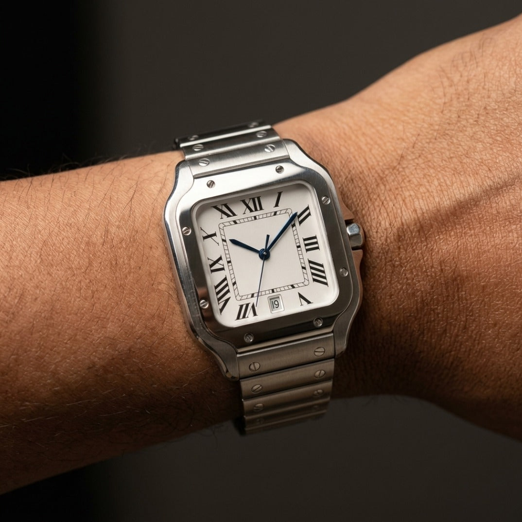 The Legacy Square Automatic Timepiece — Stainless Steel Classic Edition
