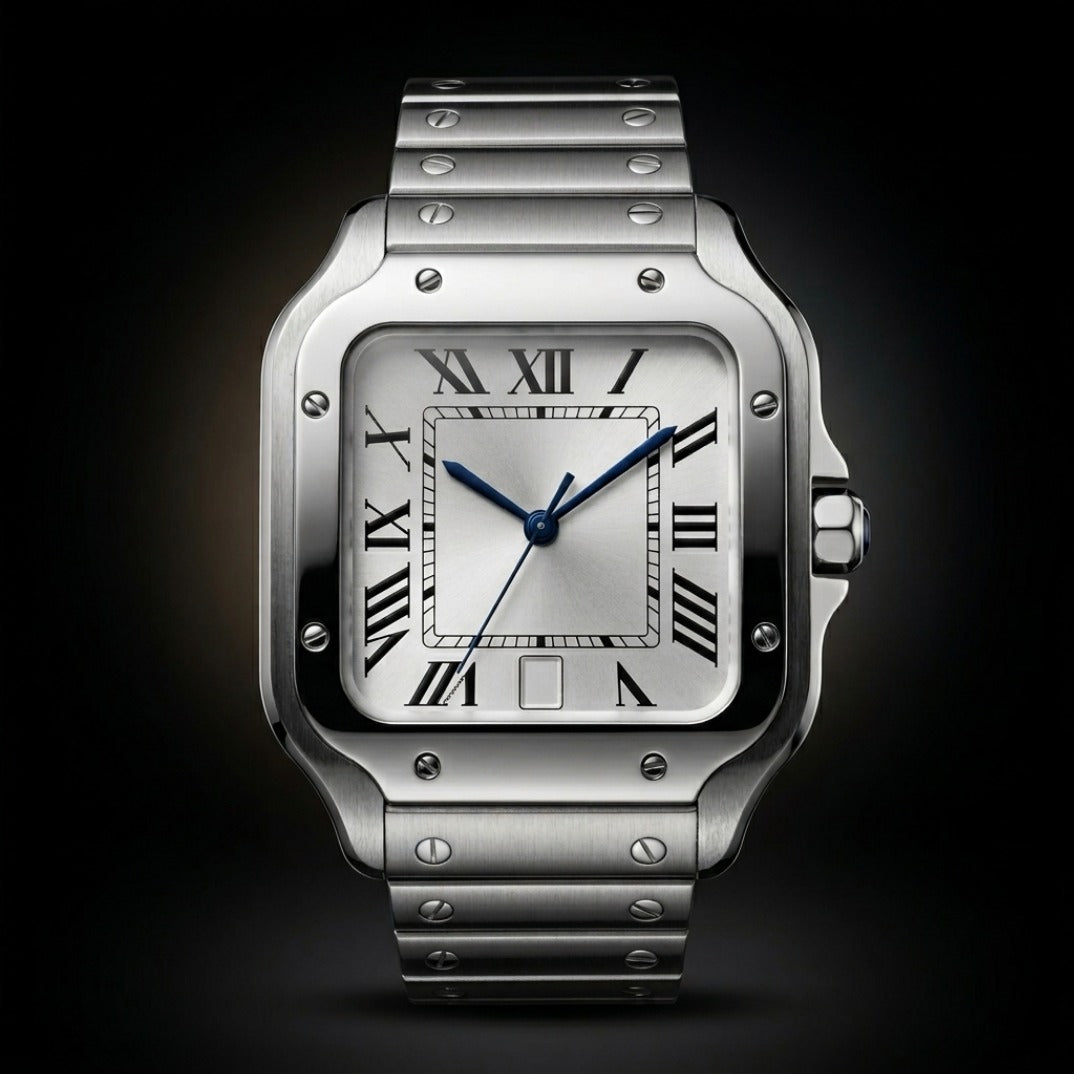 The Legacy Square Automatic Timepiece — Stainless Steel Classic Edition