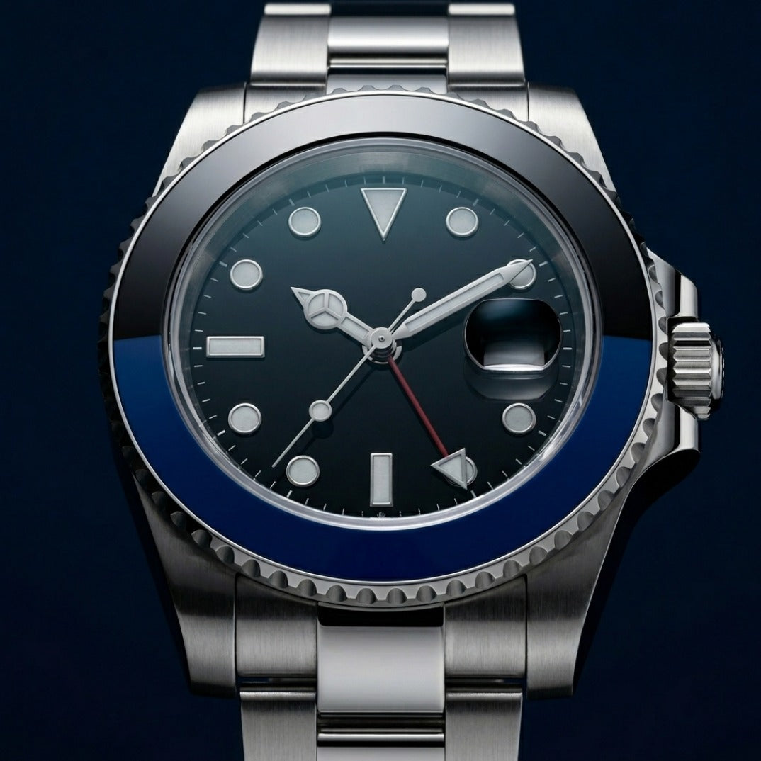 The Imperial GMT Dual-Zone Bustdown Timepiece