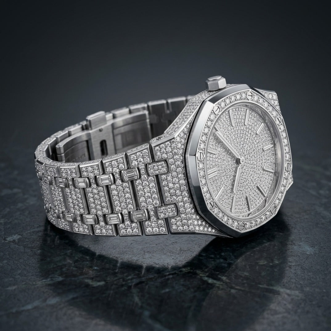 The Royale Pavé "Bustdown" Custom Timepiece
