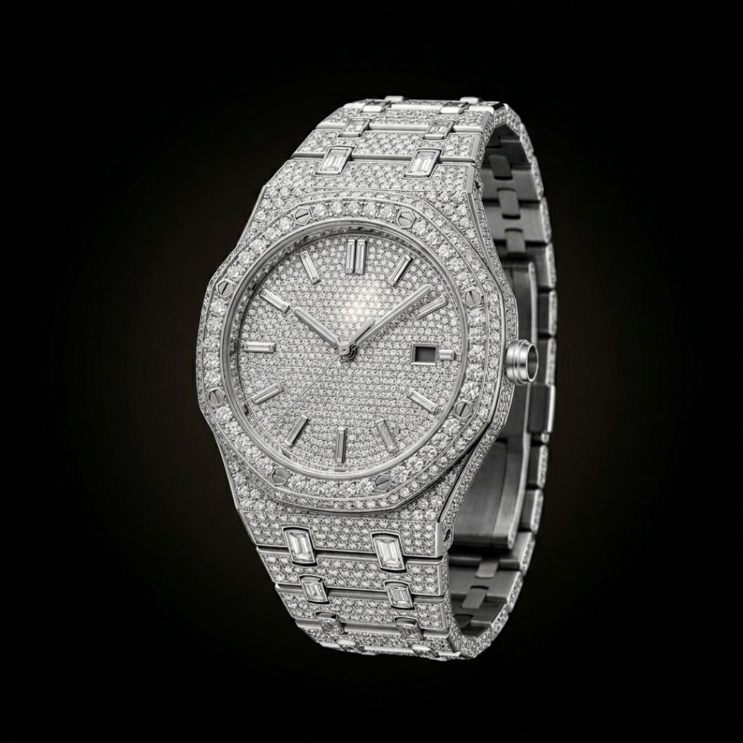 The Royale Pavé "Bustdown" Custom Timepiece