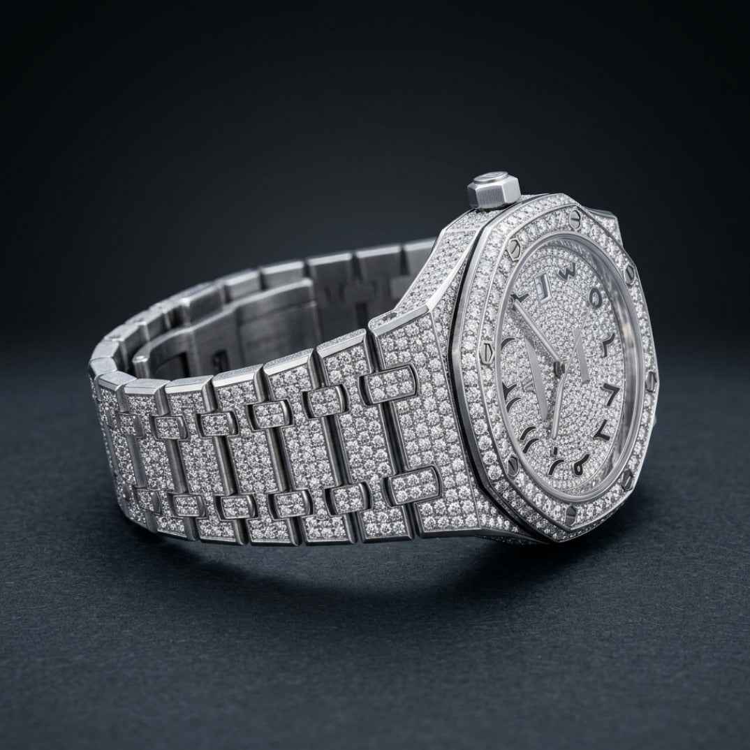 The Royal Horizon Fully Flooded Timepiece — Custom Eastern Arabic Dial Edition