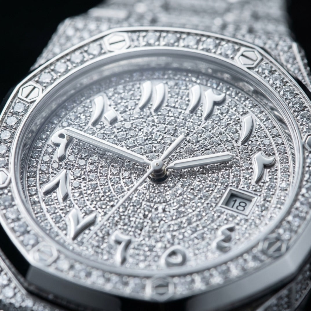 The Royal Horizon Fully Flooded Timepiece — Custom Eastern Arabic Dial Edition