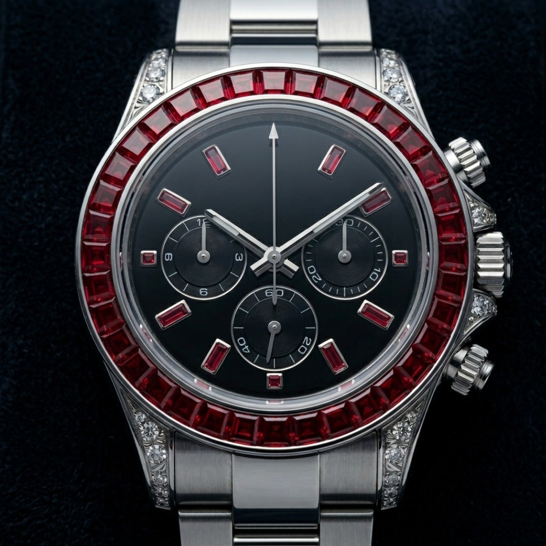 The Chrono Prestige Racing Chronograph Timepiece — Stainless Steel Edition