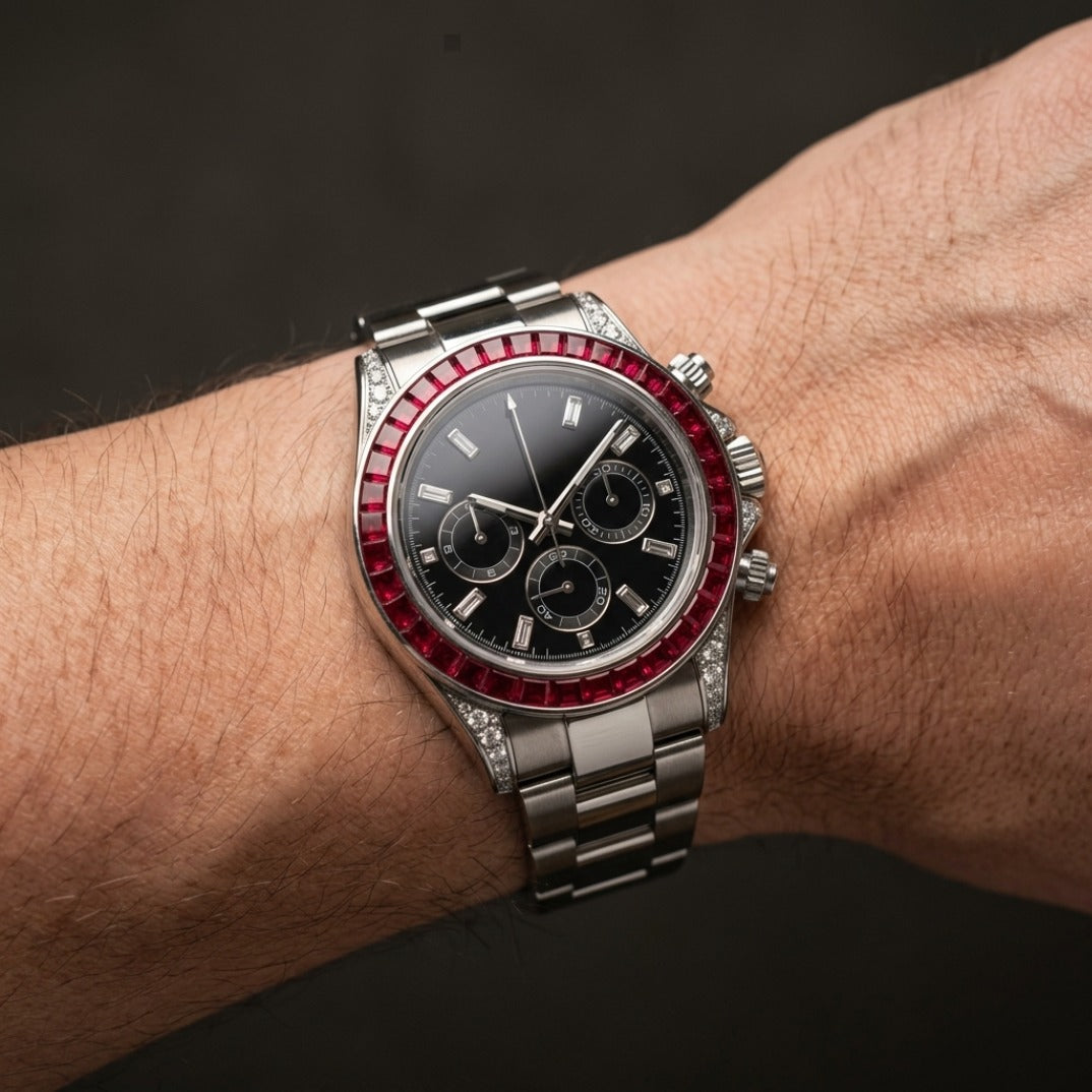 The Chrono Prestige Racing Chronograph Timepiece — Stainless Steel Edition