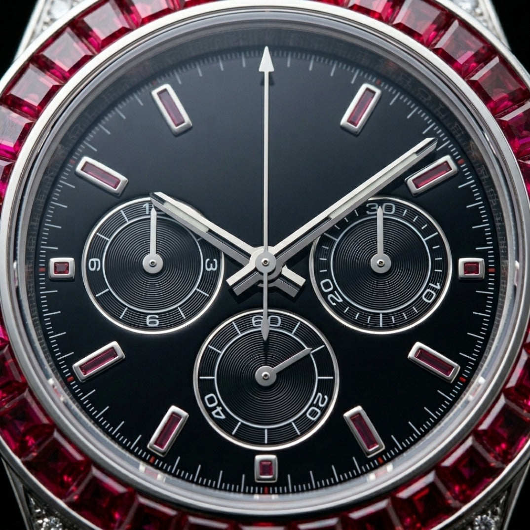 The Chrono Prestige Racing Chronograph Timepiece — Stainless Steel Edition