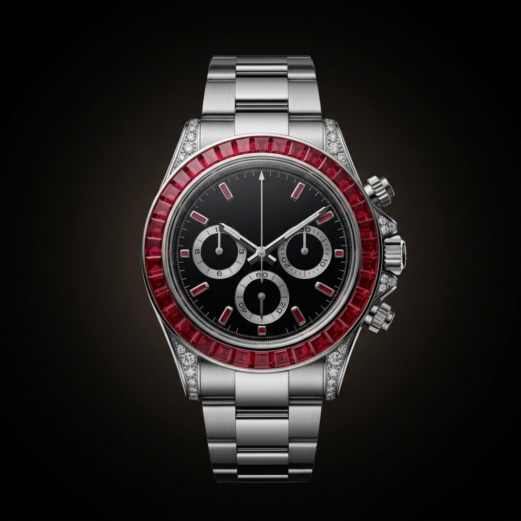 The Chrono Prestige Racing Chronograph Timepiece — Stainless Steel Edition