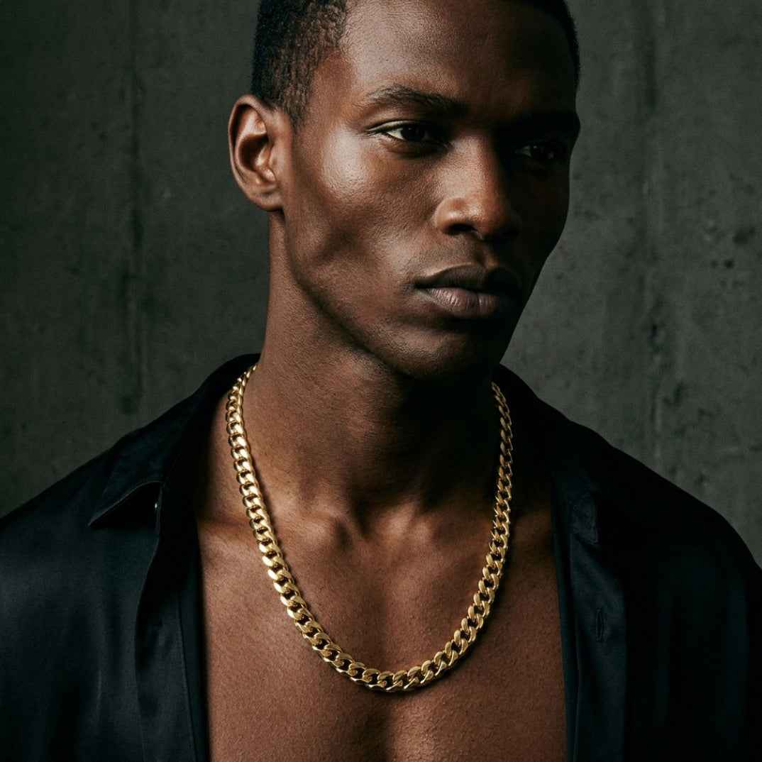 Elevate Your Style with the 30 Inch Miami Cuban Link Chain in 14K Gold Coating