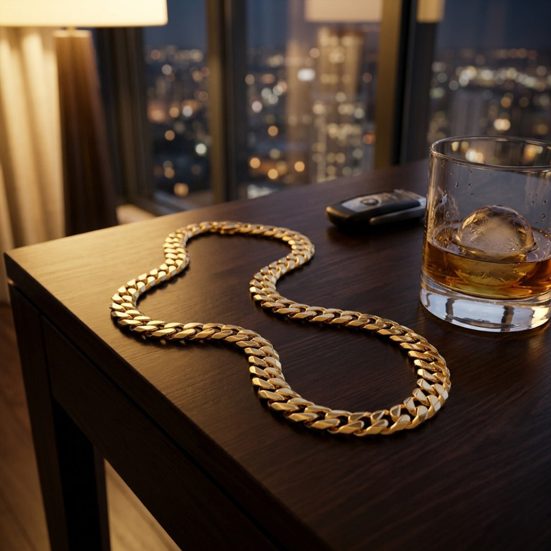 30" Miami Cuban Link Chain in 14K Gold Coating – 10MM Statement Edition - Ice-dealerofficial