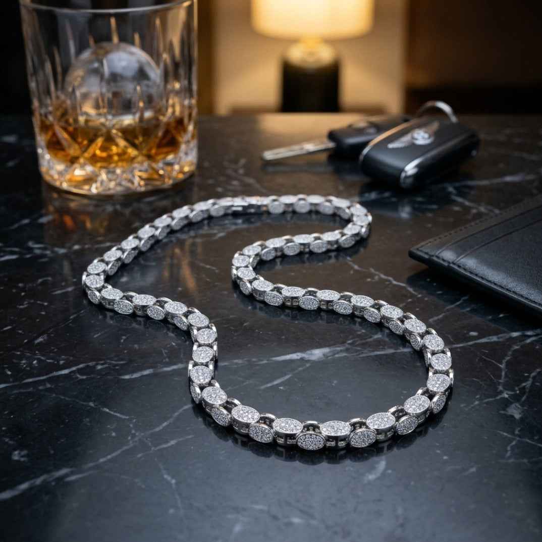 Elevate Your Style with Our 925 Silver Cuban Link Chain – 22" Edition