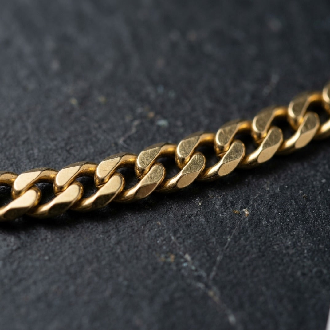 Riviera Polished Gold Link Chain – Gold Chain Necklace