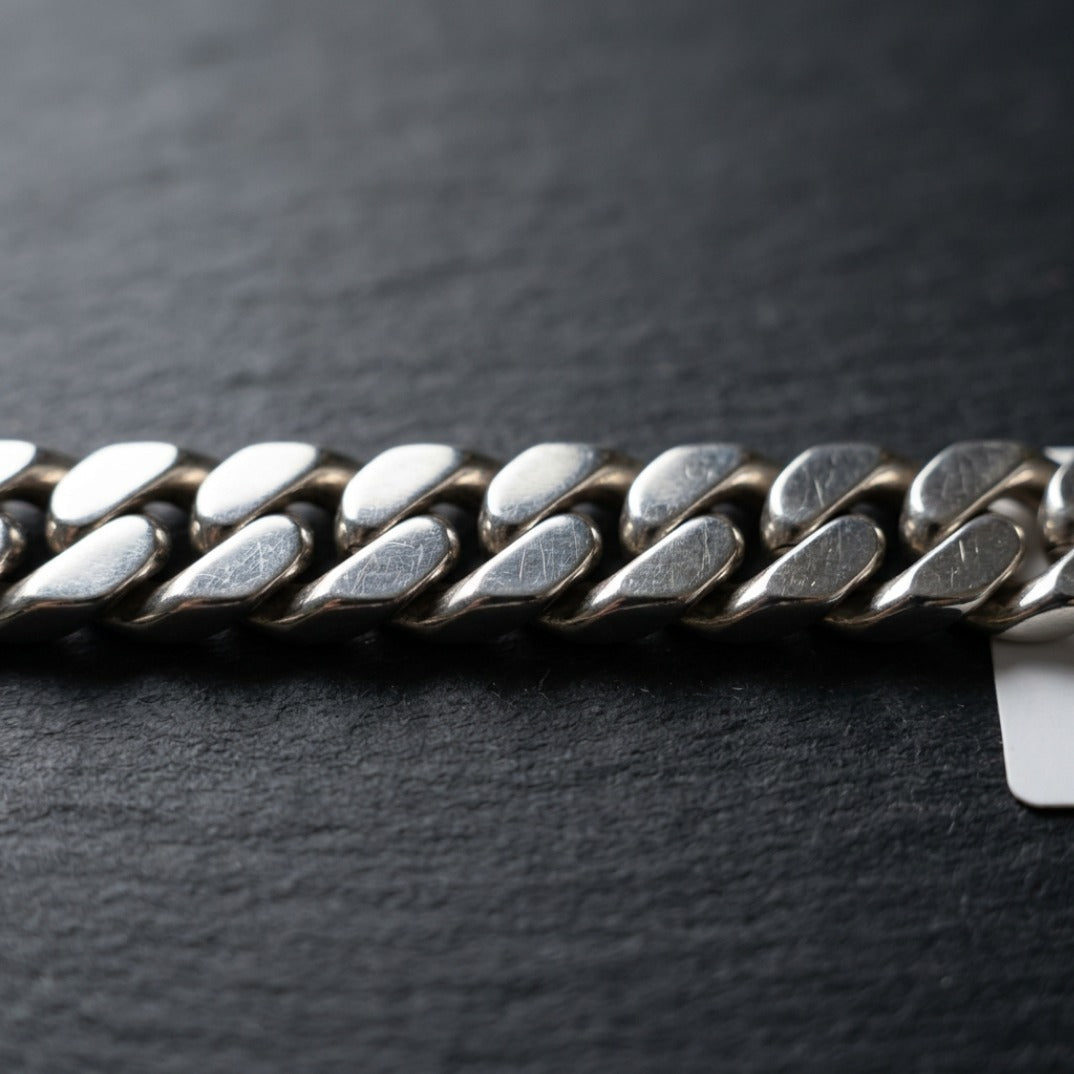 Bold Cuban Curb Link Bracelet In Polished Sterling Silver