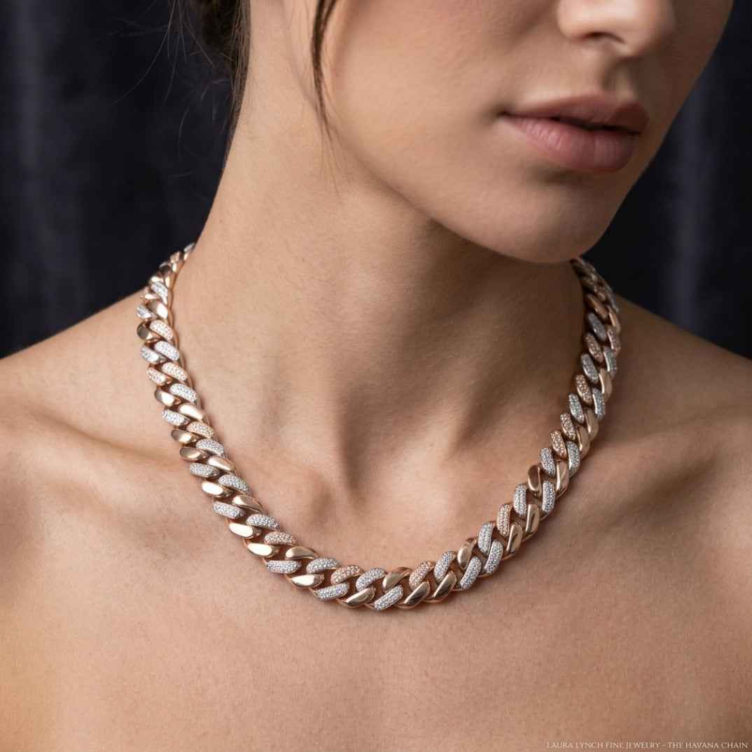 6MM Miami Cuban Chain in 925 Silver with Premium CZ Stones – 20 Inch
