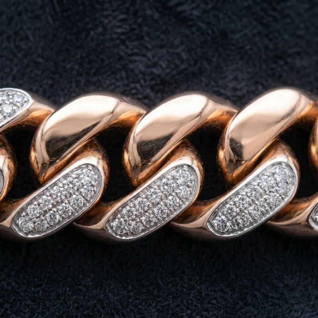 6MM Miami Cuban Chain in 925 Silver with Premium CZ Stones – 20 Inch