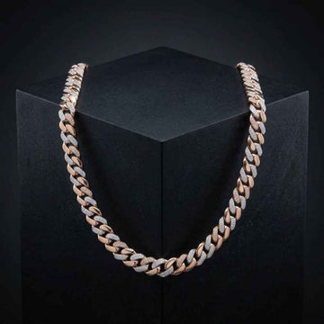 6MM Miami Cuban Chain in 925 Silver with Premium CZ Stones – 20 Inch
