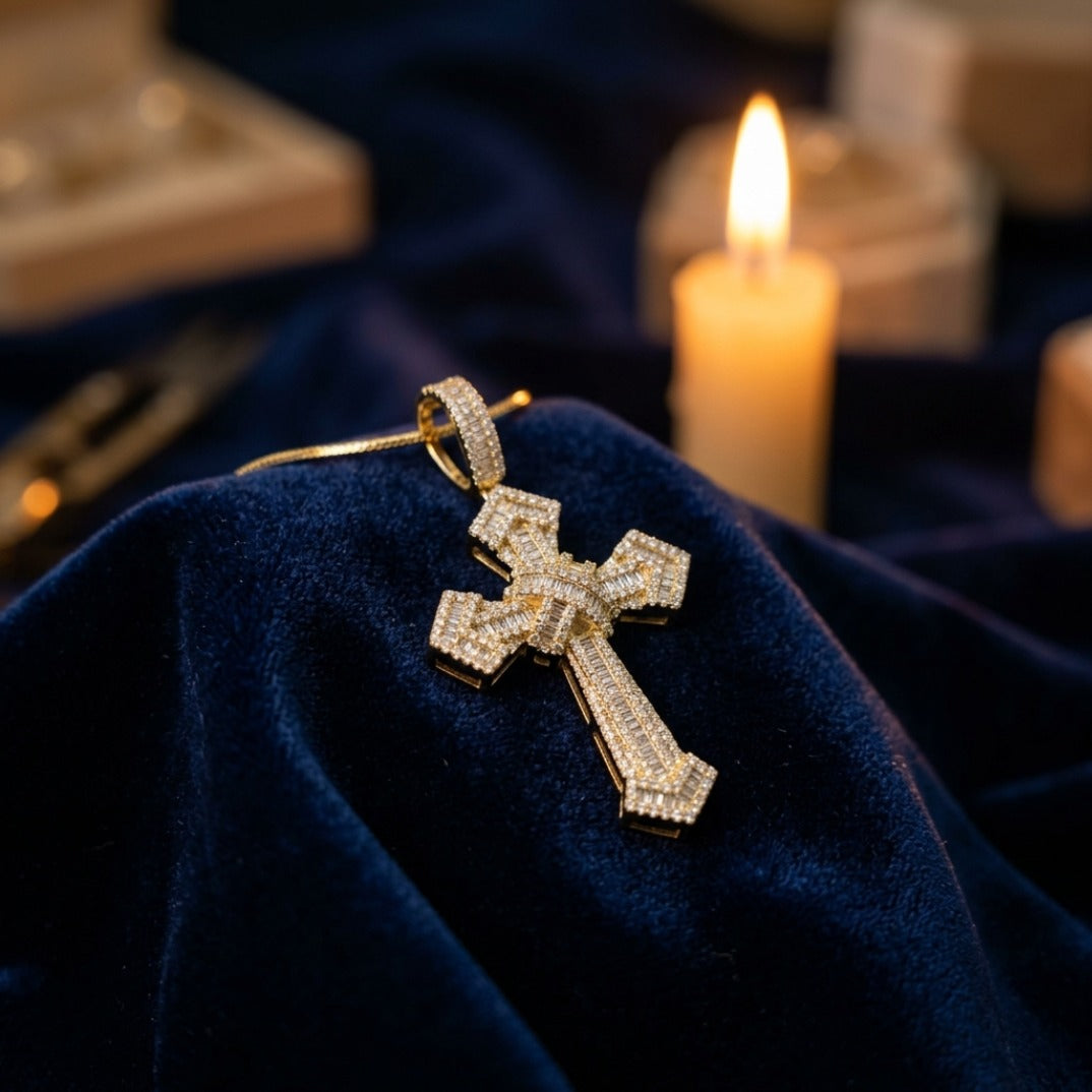 The Imperial Radiance Cross Pendant