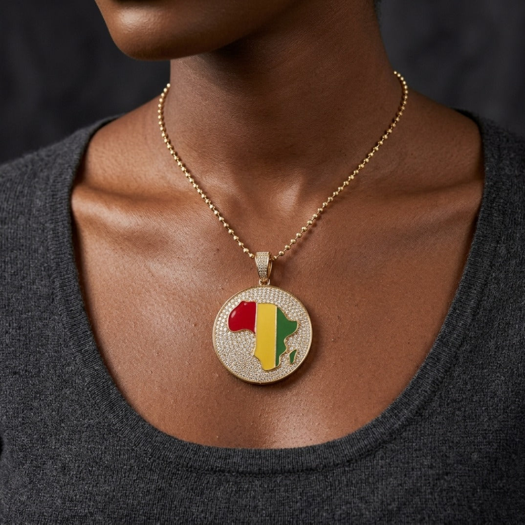 Heritage Radiance Africa Emblem Pendant