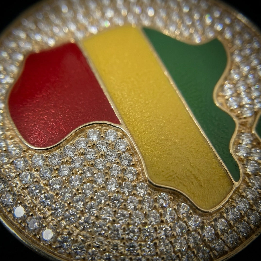 Heritage Radiance Africa Emblem Pendant