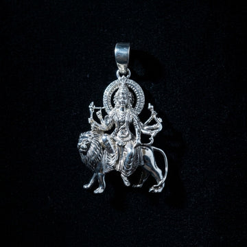 Divine Sovereign Silver Deity Pendant — Sculpted Statement Piece