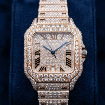 The Imperial Presidential Bustdown Timepiece — Full VVS Moissanite Day & Date Edition