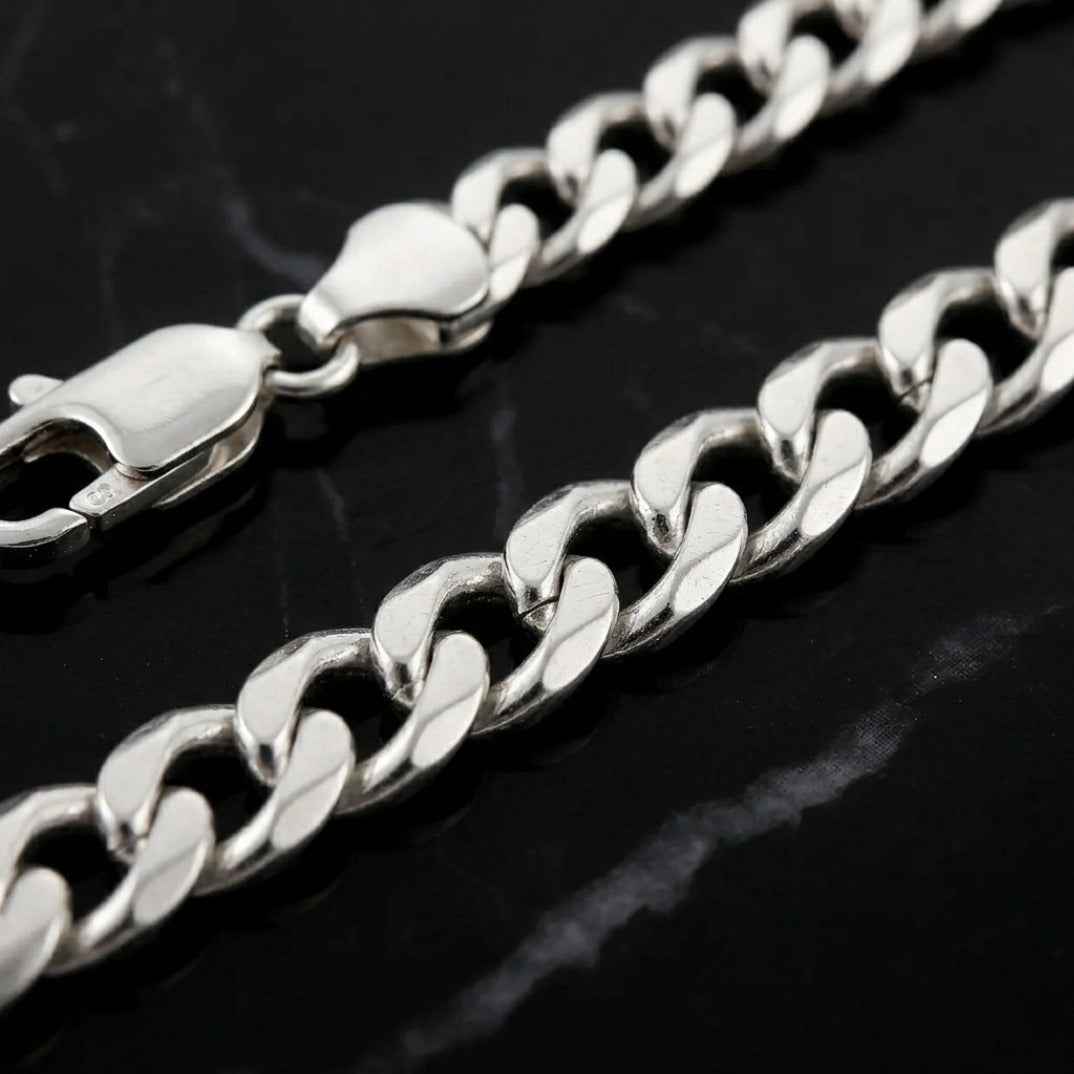 The Monaco Diamond-Cut Silver Chain