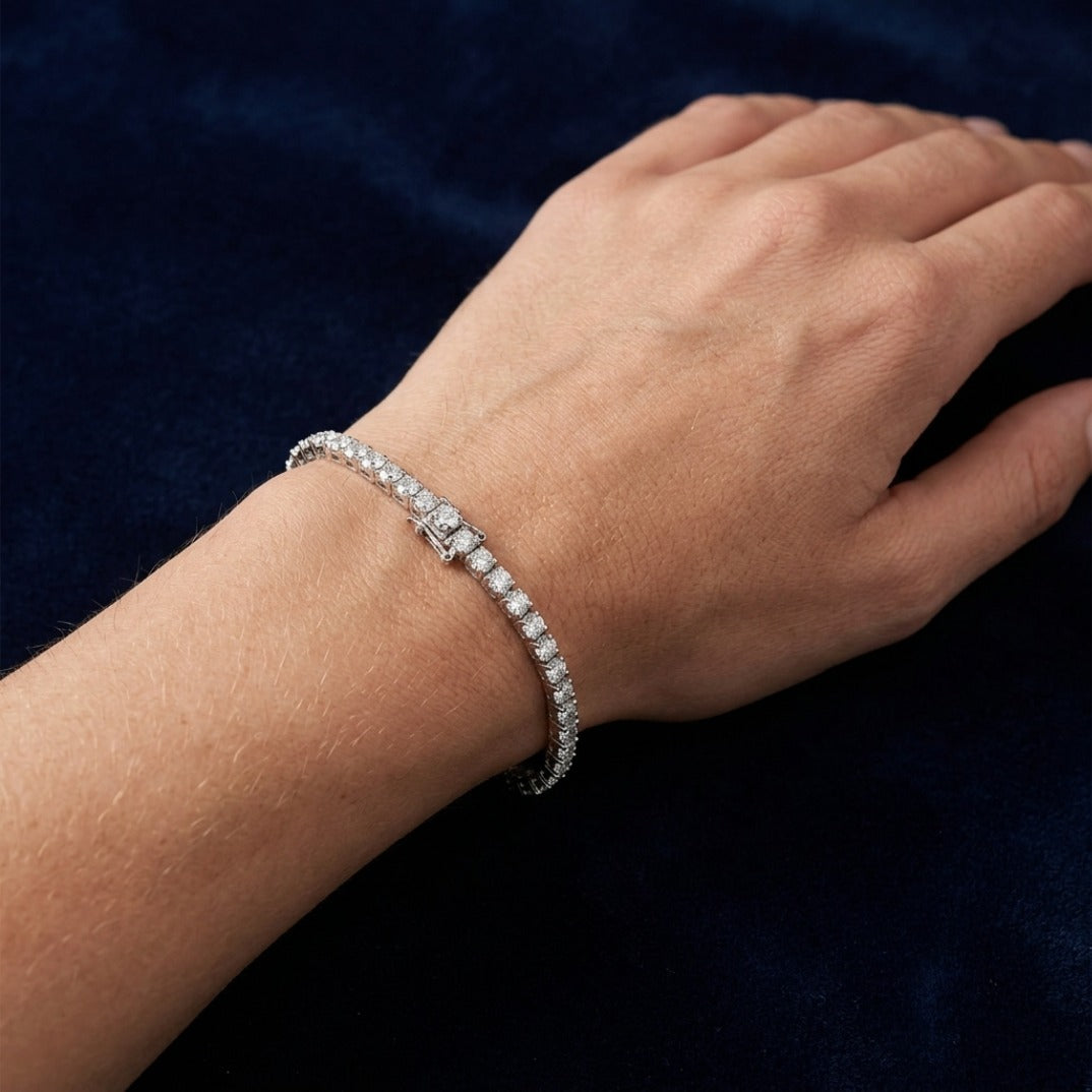 The Luminary Tennis Bracelet in Sterling Silver