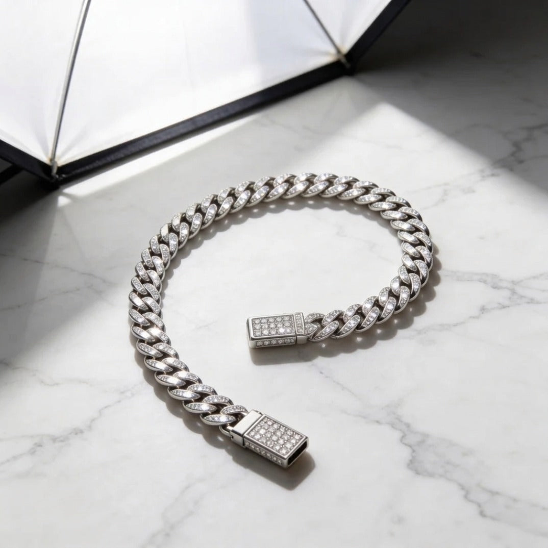 The Sovereign Pavé Miami Cuban Link Bracelet