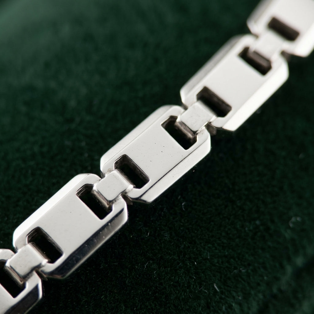 Valerio Platinum Link Chain