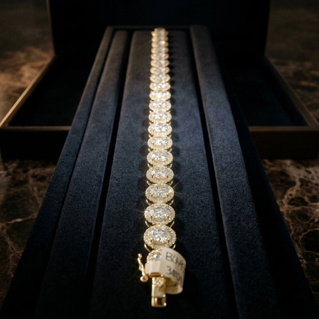 Lumière Oval Tennis Bracelet