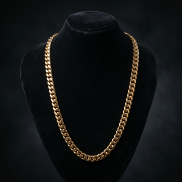 Miami Cuban Link Chain in 14K Gold Coated Finish