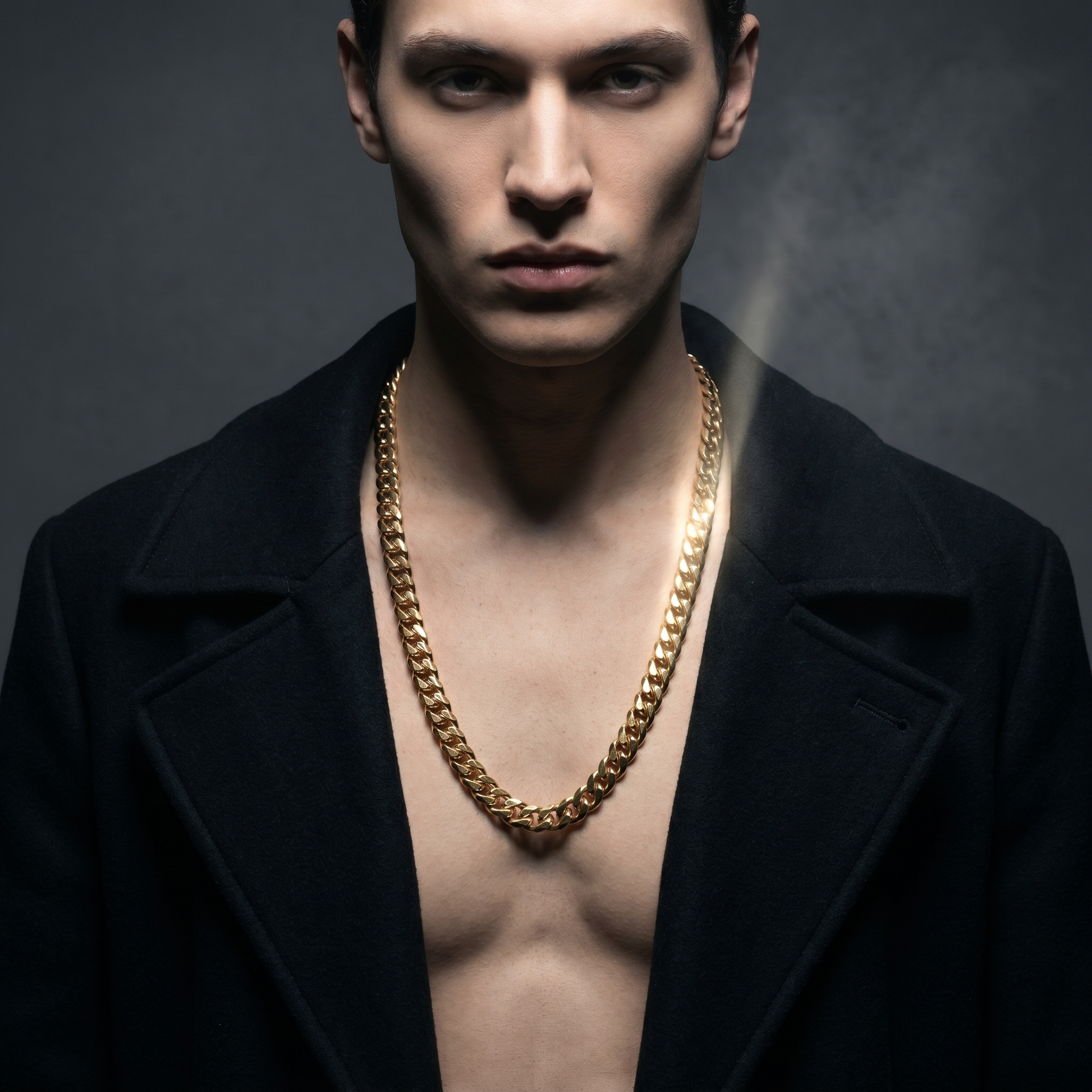 Miami Cuban Link Chain in 14K Gold Coated Finish