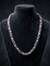 8MM Multicolor Moissanite Cuban Link Chain in 925 Silver – Diamond-Cut Finish