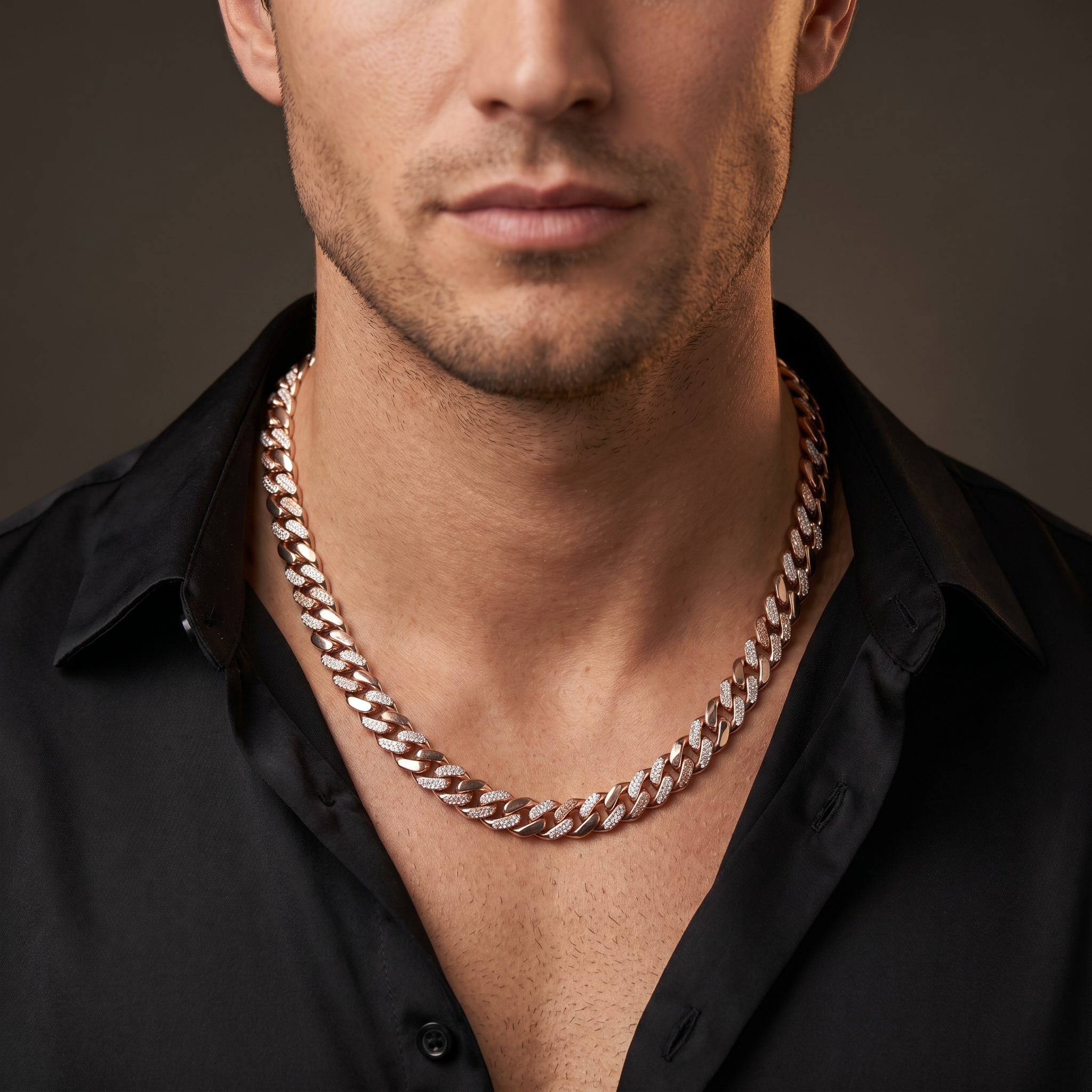 6MM Miami Cuban Chain in 925 Silver with Premium CZ Stones – 20 Inch