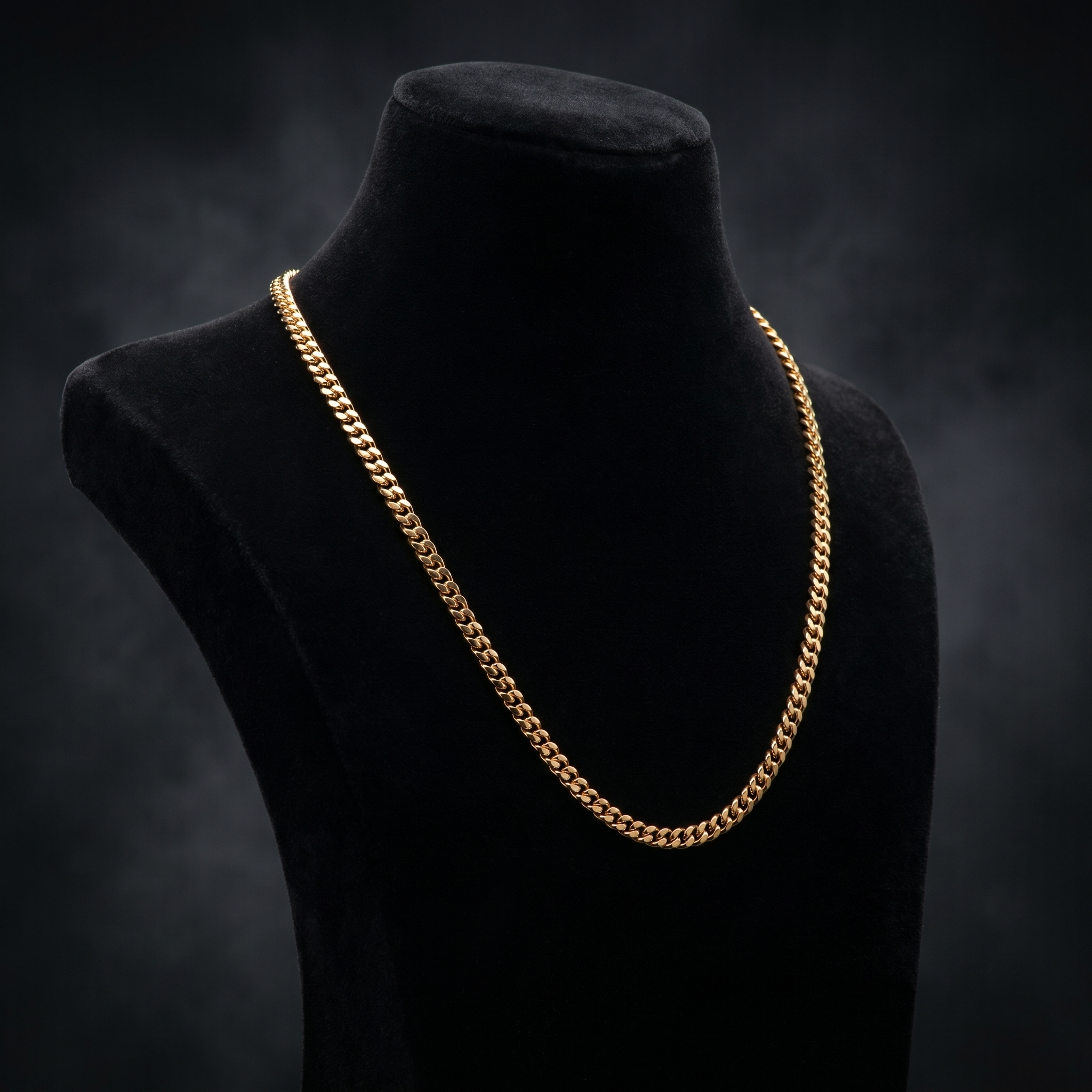 Monaco Gold Cuban Link Chain