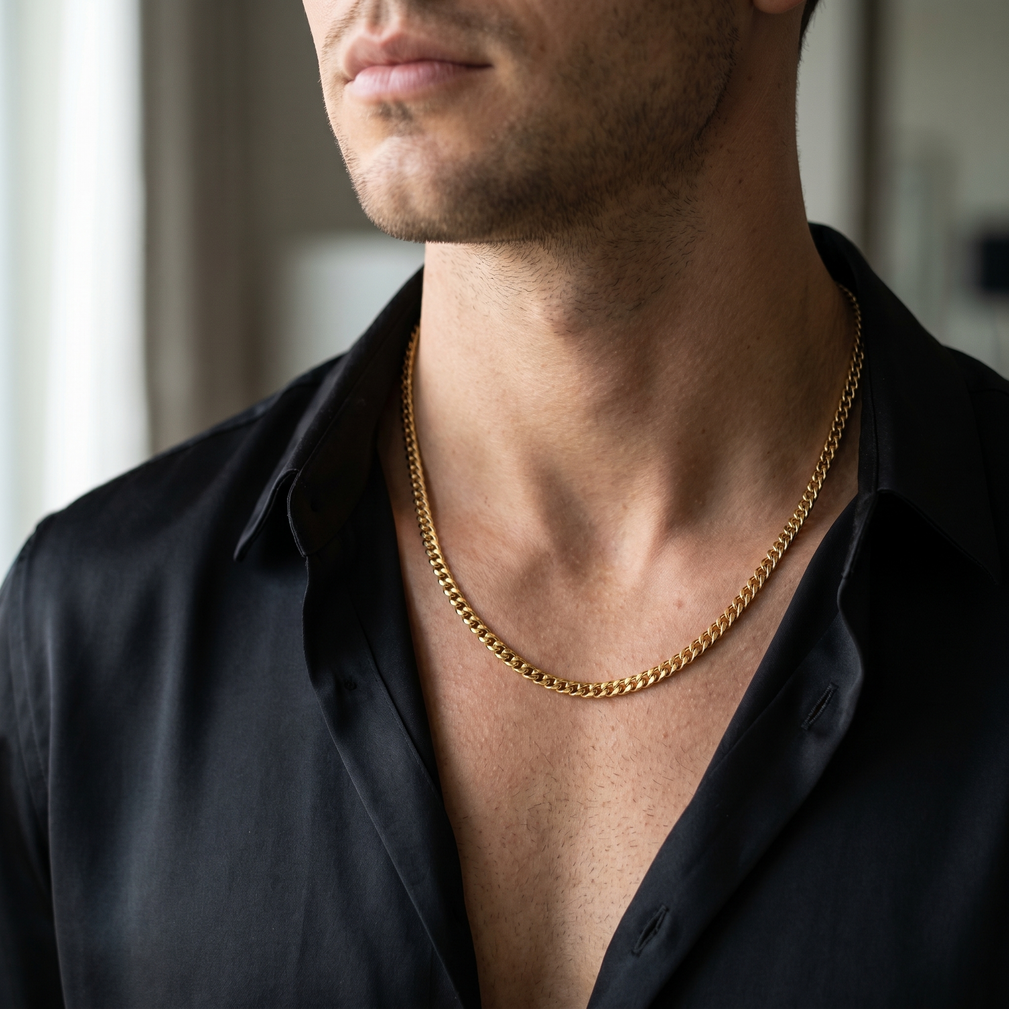 Monaco Gold Cuban Link Chain