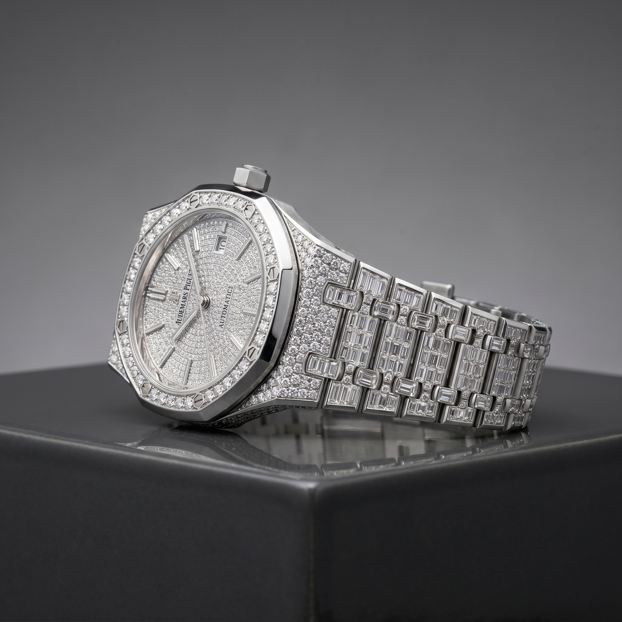The Royale Pavé "Bustdown" Custom Timepiece