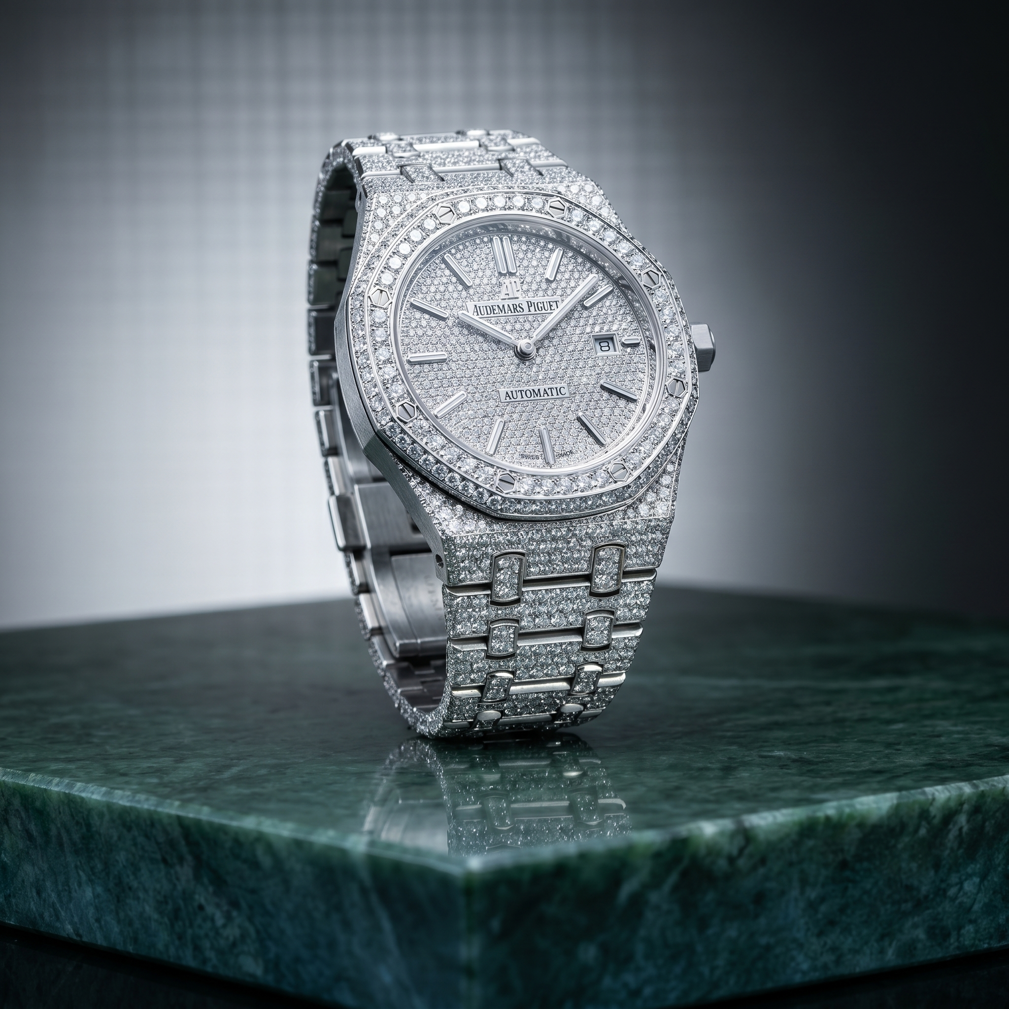 The Royale Pavé "Bustdown" Custom Timepiece